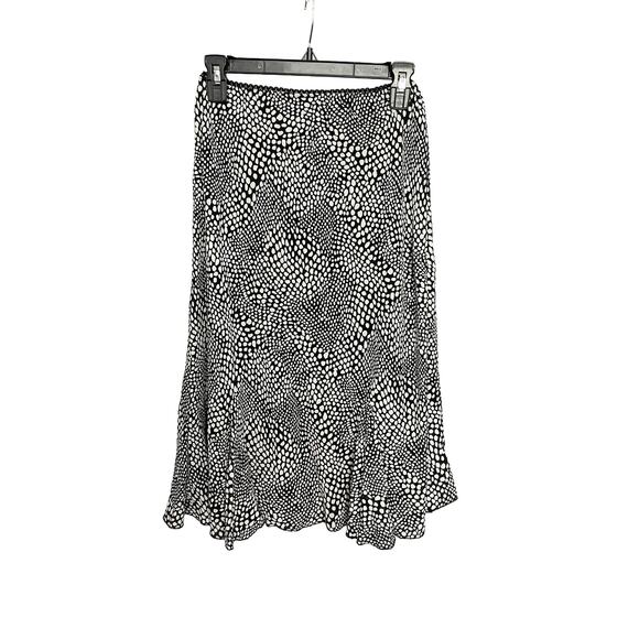 NWT B.I.Y.A.Y.C.D.A Y2K Black & White Midi Skirt Women Small 90s Whimsigoth - Picture 2 of 5